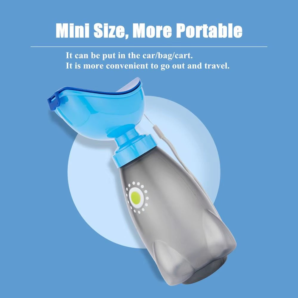 600ML Male Female Toilet Aid Bottle Urinal Pee Funnel Travel Outdoor Toilet Urgent Portable Urinal Bottle Unisex