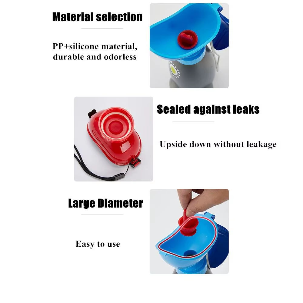600ML Male Female Toilet Aid Bottle Urinal Pee Funnel Travel Outdoor Toilet Urgent Portable Urinal Bottle Unisex